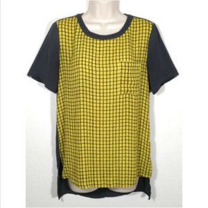 HALOGEN High Low Hem Tunic Top Blouse 1315E1M